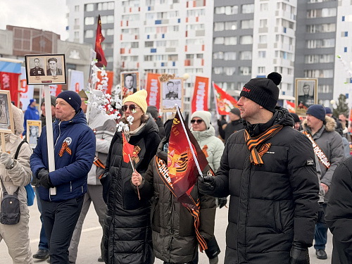 Память в наших сердцах: коллектив ООО «Ачимгаз» отметил 81-ю годовщину Великой Победы